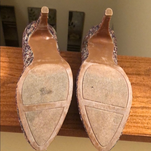 Multi-Color Sparkle platform heels - Picture 4 of 4